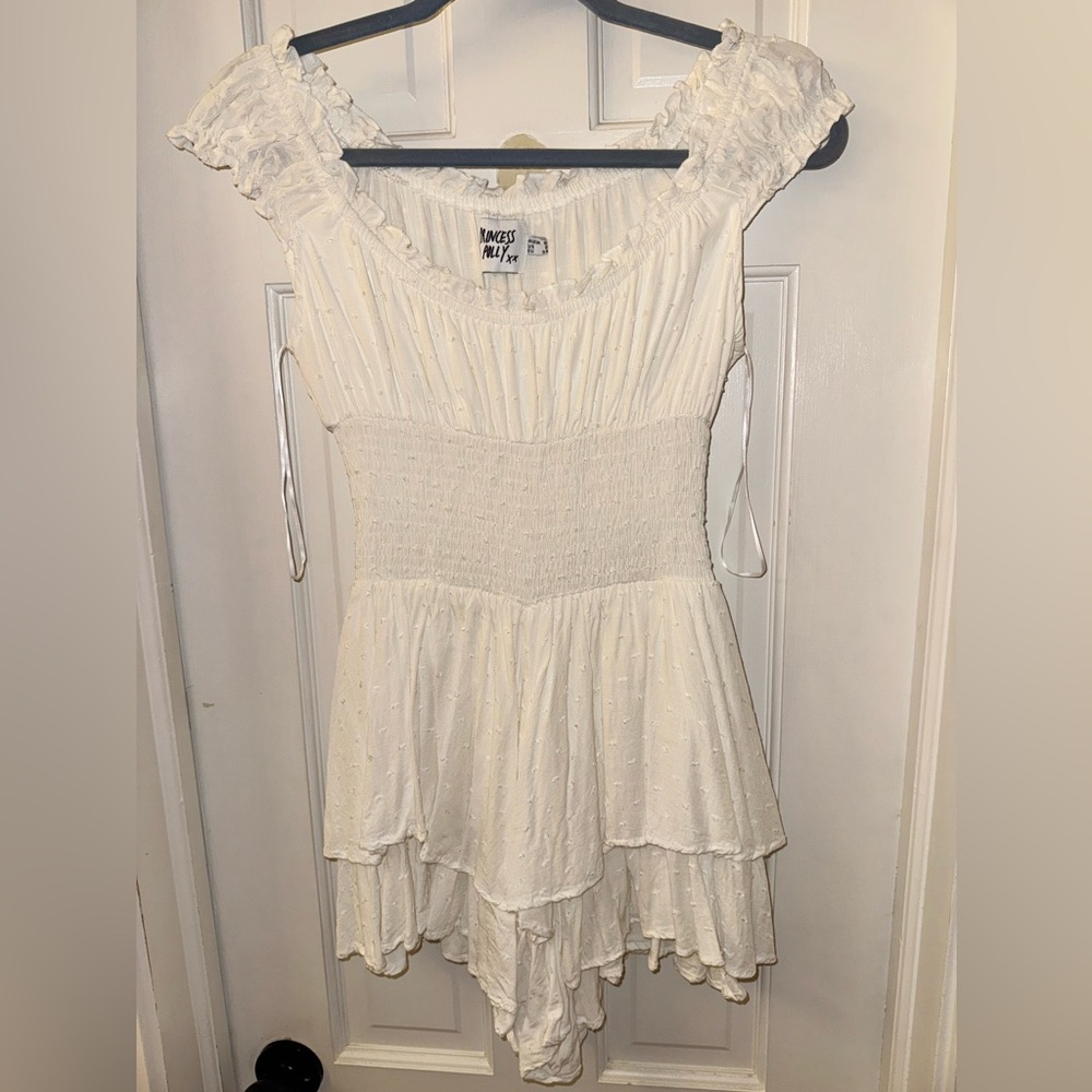 Princess Polly The Love Galore Romper White